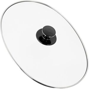 Spares2go Universal Large Oval Glass Lid & Knob Handle For 5.5l 6l 6.5l Slow Co Spares2go Universal Large Oval Glass Lid & Knob Handle For 5.5l 6l 6.5l Slow Co