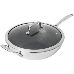 Zwilling J.A. Henckels Henckels Paradigm 30cm Hybrid Wok Ceramic Non-Stick Tri-Ply Stainless Steel Lid Zwilling J.A. Henckels Henckels Paradigm 30cm Hybrid Wok Ceramic Non-Stick Tri-Ply Stainless Steel Lid