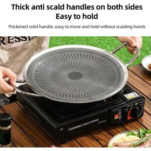 Bbq Grill Pan With Two Handles Anti Stick Stainless Steel Bbq Stovetop Bbq Grill Pan With Two Handles Anti Stick Stainless Steel Bbq Stovetop