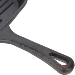 Grill Pan Nonstick Design Heat Resistant Handle Fast Heat Conduction Iron Stripe Grill Pan Nonstick Design Heat Resistant Handle Fast Heat Conduction Iron Stripe