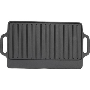 Grill Griddle Household Cast Iron Teppanyaki Plate Thickened Rectangular Double Grill Griddle Household Cast Iron Teppanyaki Plate Thickened Rectangular Double
