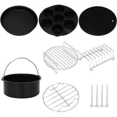 7 Set Pressure Cooker, Steamer & Air Fryer Bakeware Accessories Compatible3041 7 Set Pressure Cooker, Steamer & Air Fryer Bakeware Accessories Compatible3041
