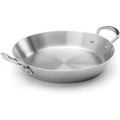Samuel Groves Classic Stainless Steel Triply 28cm Paella Pan Samuel Groves Classic Stainless Steel Triply 28cm Paella Pan