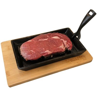 Black Rock Grill - Cast Iron Fajita Sizzler Pan - 24cm - Pan Black Rock Grill - Cast Iron Fajita Sizzler Pan - 24cm - Pan