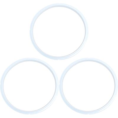 5x(3pcs Silicone Seals For 5 And 6 Quart Pressure Cookers Heat Resistant1906 5x(3pcs Silicone Seals For 5 And 6 Quart Pressure Cookers Heat Resistant1906