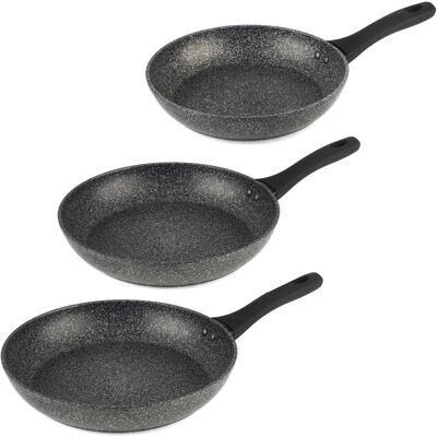 Salter - Megastone - 24/28/30cm - Non-Stick - Frying Pan Set Salter - Megastone - 24/28/30cm - Non-Stick - Frying Pan Set