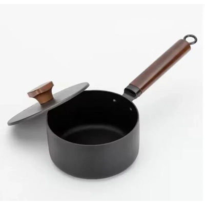 Does Not Apply 16cm Cast Iron Saucepan, Nonstick Sauce Pan Small Pot With Lid, Solid Wood Handl Does Not Apply 16cm Cast Iron Saucepan, Nonstick Sauce Pan Small Pot With Lid, Solid Wood Handl