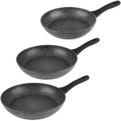 Salter - Megastone - 24/28/30cm - Non-Stick - Frying Pan Set Salter - Megastone - 24/28/30cm - Non-Stick - Frying Pan Set