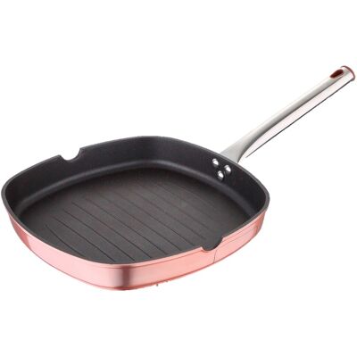 Bergner Neon 28cm Square Frying Grill Pan Non Stick, Marble Coating, Induction, Bergner Neon 28cm Square Frying Grill Pan Non Stick, Marble Coating, Induction,