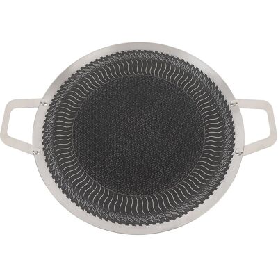Anti Stick Stainless Steel Bbq Grill Pan For Steak Bacon Sausage Premium Anti Stick Stainless Steel Bbq Grill Pan For Steak Bacon Sausage Premium