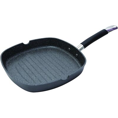 Bergner Masterpro 28cm Griddle Grill Pan Marble Coated Non-Stick Induction Bgmp-3287-Bk Bergner Masterpro 28cm Griddle Grill Pan Marble Coated Non-Stick Induction Bgmp-3287-Bk