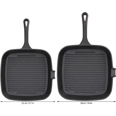 .›grill Pan Nonstick Design Heat Resistant Handle Fast Heat Conduction Iron Stri .›grill Pan Nonstick Design Heat Resistant Handle Fast Heat Conduction Iron Stri