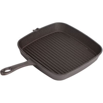 Grill Pan Nonstick Design Heat Resistant Handle Fast Heat Conduction Iron Grill Pan Nonstick Design Heat Resistant Handle Fast Heat Conduction Iron