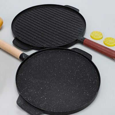 Bbq Grill Pan Double Sided Anti Sticky Multifunctional Grilling Plate For Bbq Grill Pan Double Sided Anti Sticky Multifunctional Grilling Plate For
