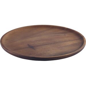 Genware Acacia Wood Serving Plate Variety Of Dishes For Kitchen Restaurant Hotels 26cm Genware Acacia Wood Serving Plate Variety Of Dishes For Kitchen Restaurant Hotels 26cm