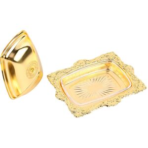 °metal Butter Plate European Vintage Butter Dish Rectangle Multifunctional °metal Butter Plate European Vintage Butter Dish Rectangle Multifunctional