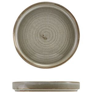 Genware Terra Porcelain Grey Low Presentation Plate For Restaurants 14cm Pack Of 12 Genware Terra Porcelain Grey Low Presentation Plate For Restaurants 14cm Pack Of 12