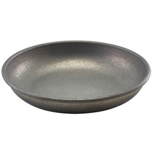 Genware Stainless Steel Vintage Steel Coupe Plate Bbq Burgers 16cm Pack Of 12 Genware Stainless Steel Vintage Steel Coupe Plate Bbq Burgers 16cm Pack Of 12