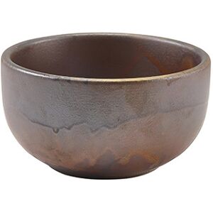 Genware Terra Porcelain Rustic Copper Round Bowl For Hotel Restaurant 11.5cm Pack Of 6 Genware Terra Porcelain Rustic Copper Round Bowl For Hotel Restaurant 11.5cm Pack Of 6