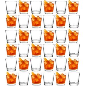 Chabrias Ltd 13oz Whiskey Glasses Set Of 36 Heavy Base Tumblers For Scotch & Bourbon Chabrias Ltd 13oz Whiskey Glasses Set Of 36 Heavy Base Tumblers For Scotch & Bourbon