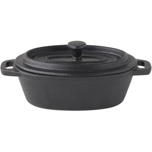 Utopia Oval Casserole Cast Iron Presentation Small 5 X 3.5\"(12.5 X 9cm) 8.5oz Pack Of 6 Utopia Oval Casserole Cast Iron Presentation Small 5 X 3.5\"(12.5 X 9cm) 8.5oz Pack Of 6