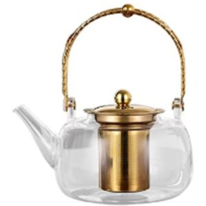 Sodial 3x(Thickened Glass Teapot Transparent Teapot Teapot Home Heat-Resistant2551 Sodial 3x(Thickened Glass Teapot Transparent Teapot Teapot Home Heat-Resistant2551