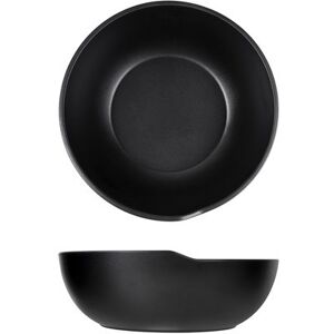 Genware Black Copenhagen Round Melamine Bowl For Catering And Buffet 20x7.5cm Pack Of 6 Genware Black Copenhagen Round Melamine Bowl For Catering And Buffet 20x7.5cm Pack Of 6