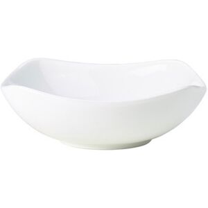 Genware Porcelain Rounded Square Bowl For Hotel Restaurant 15cm/ 6" Pack Of 6 Genware Porcelain Rounded Square Bowl For Hotel Restaurant 15cm/ 6" Pack Of 6