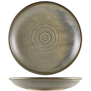 Genware Terra Porcelain Matt Grey Deep Coupe Plate For Dining And Serving 28cm Pack Of3 Genware Terra Porcelain Matt Grey Deep Coupe Plate For Dining And Serving 28cm Pack Of3