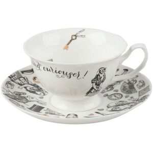 Kitchencraft Victoria & Albert Alice In Wonderland Tea Cup & Saucer Kitchencraft Victoria & Albert Alice In Wonderland Tea Cup & Saucer