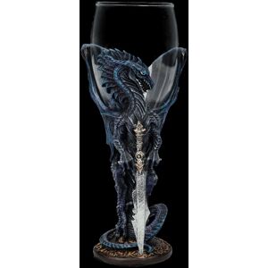 Glass Chalice Dragon - Night Blade By Ruth Thompson - Fantasy Gothic Wine 150ml Glass Chalice Dragon - Night Blade By Ruth Thompson - Fantasy Gothic Wine 150ml