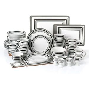 Waterside 56pc Brompton Dinner Set - Grey Waterside 56pc Brompton Dinner Set - Grey