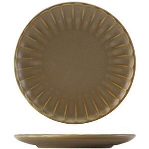 Genware Terra Porcelain Matt Grey Scalloped Coupe Plate For Hotelware 20.3cm Pack Of 6 Genware Terra Porcelain Matt Grey Scalloped Coupe Plate For Hotelware 20.3cm Pack Of 6