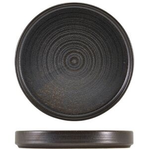 Genware Terra Porcelain Black Presentation Plate For Dining And Serving 20.5cm Pack Of6 Genware Terra Porcelain Black Presentation Plate For Dining And Serving 20.5cm Pack Of6