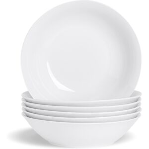 Argon Tableware 12x Classic White Pasta Bowls Porcelain Ramen Noodle Serving Dishes 25.5cm Argon Tableware 12x Classic White Pasta Bowls Porcelain Ramen Noodle Serving Dishes 25.5cm