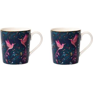 Wrendale Designs Set Of 2 Sara Miller India Hummingbird Paradise Mug Wrendale Designs Set Of 2 Sara Miller India Hummingbird Paradise Mug
