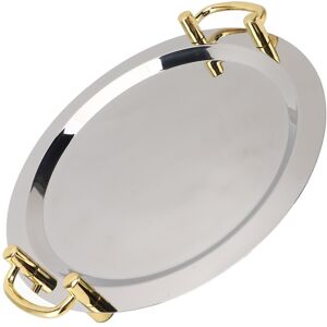 Stainless Steel Serving Tray Exquisite Elegant Mirror Golden Carrying Stainless Steel Serving Tray Exquisite Elegant Mirror Golden Carrying