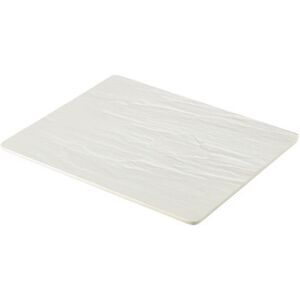 Genware White Slate Melamine Serving Platter Gn For Bars Gn 1/2 32.5x26.5cm Pack Of 1 Genware White Slate Melamine Serving Platter Gn For Bars Gn 1/2 32.5x26.5cm Pack Of 1