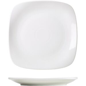 Genware Porcelain Rounded Square Plate For Home Parties 29cm/ 11.5" Pack Of 6 Genware Porcelain Rounded Square Plate For Home Parties 29cm/ 11.5" Pack Of 6