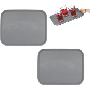 Relaxdays Grey Gastro Tray Restaurants Rectangular Café Serving Non-Slip 45x35cm Plastic Relaxdays Grey Gastro Tray Restaurants Rectangular Café Serving Non-Slip 45x35cm Plastic