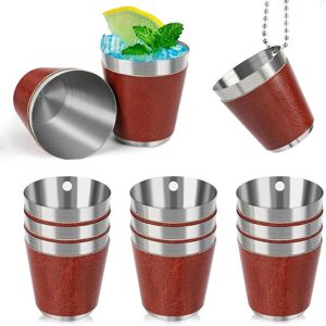 Sodial 2x(Pack Of 12 Shot Cups Metal For Hanging Shot Glasses Stainless Steel With3301 Sodial 2x(Pack Of 12 Shot Cups Metal For Hanging Shot Glasses Stainless Steel With3301
