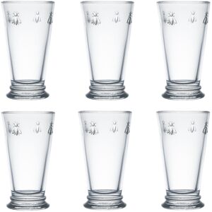 La Rochère La Rochere Bee Long Drink Glass - 460ml - Made In France - Set Of 6 La Rochère La Rochere Bee Long Drink Glass - 460ml - Made In France - Set Of 6