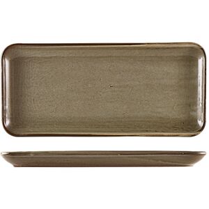 Genware Terra Porcelain Grey Narrow Rectangular Serving Platter 36 X 16.5cm Pack Of 3 Genware Terra Porcelain Grey Narrow Rectangular Serving Platter 36 X 16.5cm Pack Of 3