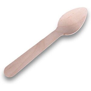 Yolli X1000 Wooden Tea Spoon (110mm) Cutlery Party Eco Biodegradable Tester Spoon Yolli X1000 Wooden Tea Spoon (110mm) Cutlery Party Eco Biodegradable Tester Spoon
