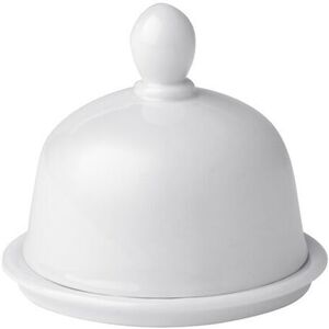 Utopia Titan White Ceramic Butter Dish With Lid Tableware Serving 3" (8cm) Pack Of 6 Utopia Titan White Ceramic Butter Dish With Lid Tableware Serving 3" (8cm) Pack Of 6