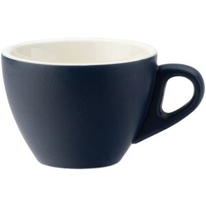 Utopia Barista Porcelain Style Drinking Flat White Matt Navy Cup 5.5oz (16cl) Box Of 12 Utopia Barista Porcelain Style Drinking Flat White Matt Navy Cup 5.5oz (16cl) Box Of 12