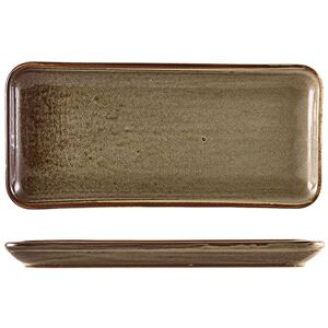 Genware Terra Porcelain Grey Narrow Rectangular Serving Platter 27 X 12.5cm Pack Of 6 Genware Terra Porcelain Grey Narrow Rectangular Serving Platter 27 X 12.5cm Pack Of 6