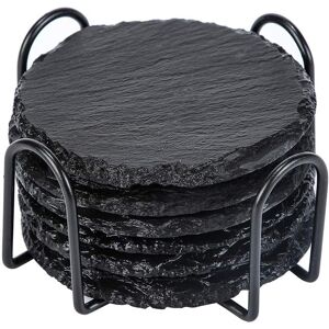 Eurowagens Stone Coaster With Practical Stand Suitable For Drinks Mugs Bars Eurowagens Stone Coaster With Practical Stand Suitable For Drinks Mugs Bars