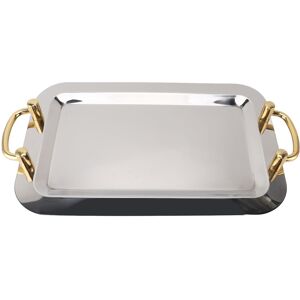 stainless Steel Serving Tray Exquisite Elegant Mirror Golden Carrying stainless Steel Serving Tray Exquisite Elegant Mirror Golden Carrying