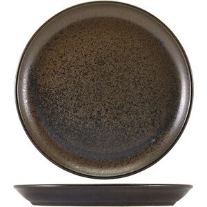 Genware Terra Porcelain Black Coupe Plate For Home Kitchen Restaurants 30.5cm Pack Of 6 Genware Terra Porcelain Black Coupe Plate For Home Kitchen Restaurants 30.5cm Pack Of 6